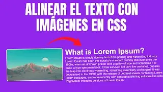 ✅ Como colocar texto ALREDEDOR de una IMAGEN | HTML - CSS | 2023