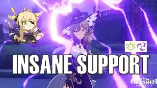 Lisa is an INSANE Dendro Support... for Spread Al Haitham? | Aggravate Lisa Build Genshin Impact