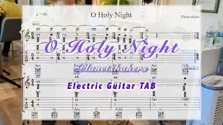 O Holy Night | ★ TAB Electric Guitar | Planetshakers | Playthrough (Christmas guitar cover)