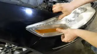 как снять фару форд мондео 4