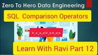 Snowflake Tutorial in Telugu 12 : snowflake sql comparison operators #snowflaketutorial #snowflake