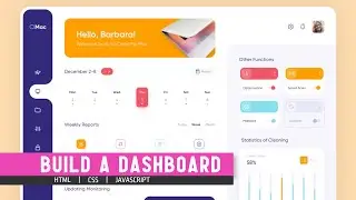 Interactive Modern Admin Dashboard using HTML, CSS and JavaScript