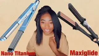 MaxiGlide and Nano Titanium hair straightening