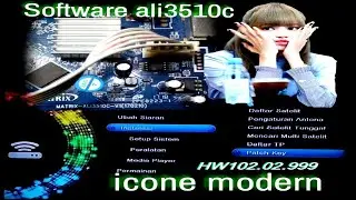 Ali3510c software new hw102.02.999 modern black neon menu