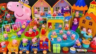 Peppa Toys Summer Time 🐷 62 Minutes Satisfying Unboxing Peppa Pig's House & Playground Toy Set ASMR