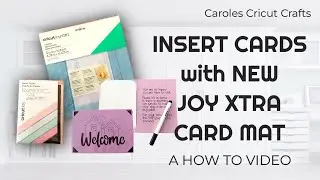 INSERT CARDS with NEW JOY XTRA & CARD MAT