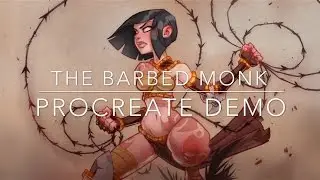 Ep.30| The Barbed Monk - Procreate Demo