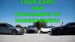 C63 and M3 REV BATTLE + LA FERRARI AND MANY MORE!!