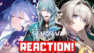 Honkai Star Rail All character trailers FIRST TIME REACTION