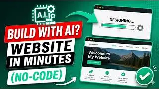 How to Create a Website Using AI in MINUTES 2024 (No-Code)