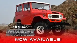 RC4WD Gelande II RTR w/ 1/10 Cruiser Body Set in Red | NOW AVAILABLE!