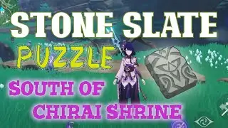 South of Chirai Shrine: STONE SLATE PUZZLE | Genshin Impact