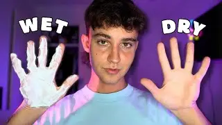 ASMR Wet vs Dry Hand Sounds - Who Wins?