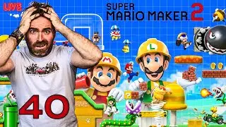 🔴LIVE Super Mario Maker 2 - Can I Beat The Audience Levels? Part 40 😱😱😱