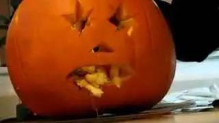 Puking Halloween Pumpkin