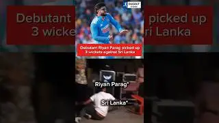 Riyan Parag - the BOWLER 🤯🔥 #riyanparag @ICC