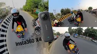 Motovlogging with new insta 360 X4 | how to use 360 camera on bike | #motovlog