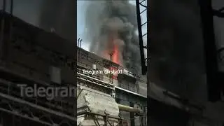 На новочеркасской ГРЭС пожар