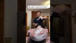 ANYONE ELSE LOVE ICE CREAM AS MUCH AS THIS GUY?   wasildaoud | Subscribe to Daily Foodie Shorts
