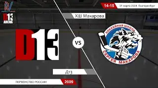 Д13 2009 - ХШ Макарова 2009. Первенство России. 31.03.2024