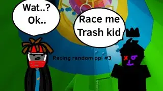 Racing Random People In God Mode - Roblox Tower Of Hell