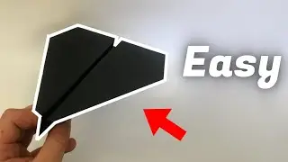 How to make a very simple Paper Plane | EASY tutorial