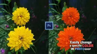 Easily change a specific color in photoshop