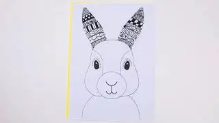 ZENTANGLE PATTERNS (RABBIT)
