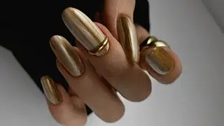Quick gradient gel polish / Wet gel polish nail design / Stone texture