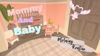 Morning routine with a baby//Roblox Bloxburg Roleplay