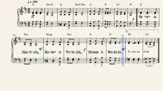 His Name Is Wonderful (Key of D with Chords) by Audrey Mieir