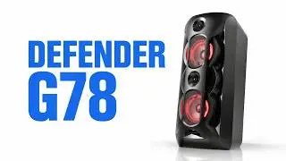 Defender G78 Мощная портативная bluetooth колонка для вечеринок и Караоке
