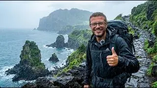 Сквозь дождь к красивым скалам на острове Чеджу! Южная Корея Влог #корея #работа #путешествия #влог