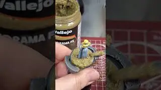 Quick Muddy Winter Bases for Miniatures