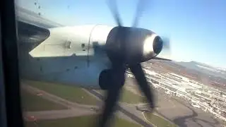 CASTLEGAR can be UNPREDICTABLE! Flying on Air Canada's Q400 YVR-YCG