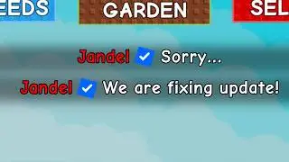 Jandel Made a BIG MISTAKE in the New Update... (Grow a Garden)
