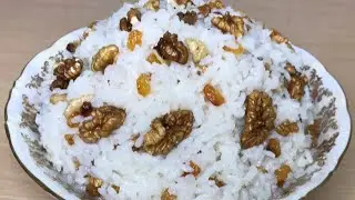 «КУТЬЯ ИЗ РИСА НА РОЖДЕСТВО» Самая вкусная, медовая и рассыпчатая кутья с жаренным изюмом и орехами.