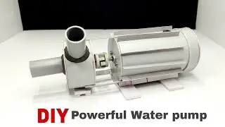 DIY Powerful Water pump || How to Make a Water Pump at Home || 775 DC Motor