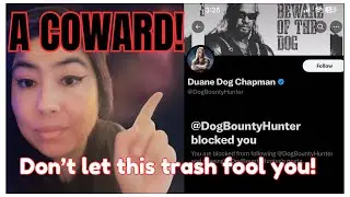 RUN DOG!| I GOT BLOCKED BY Dog the Bounty Hunter| DOG CALLED OUT about SEBASTIAN ROGERS CASE!
