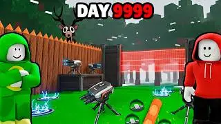 JJ and Mikey Surviving 9999 DAYS in The Roblox Forest! FULL Episode - Maizen