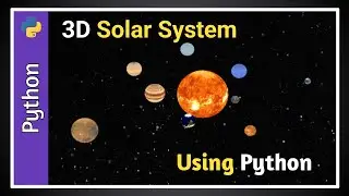 How to create solar system using python | 3D solar system  by python code | solarsystem using python