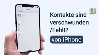 Wie wiederherstellt man verschwundene Kontakte auf dem iPhone?