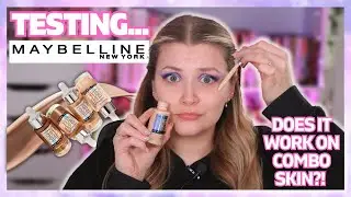 TESTING *NEW* MAYBELLINE SUPER STAY SKIN TINT FOUNDATION 😱 | Luce Stephenson