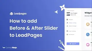 How to add a Before & After Slider to LeadPages