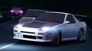 Inital D Grim Reaper R32 Vs. Ryosuke FC Rx-7