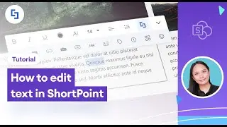 How to Edit Text in ShortPoint