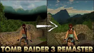 Tomb Raider 3 HD Remaster Temple Ruins Comparison