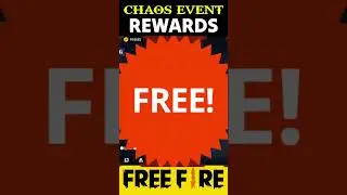 Chaos Event Rewards😱in free fire after OB43 update