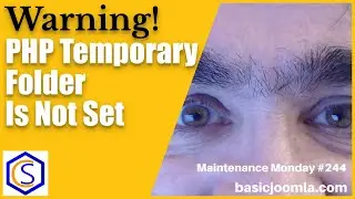 The PHP Temporary Folder Is Not Set Warning in Joomla - 🛠 MM 