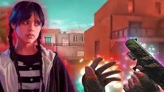 Девочка уэнсдей, грустный эмоджи😔